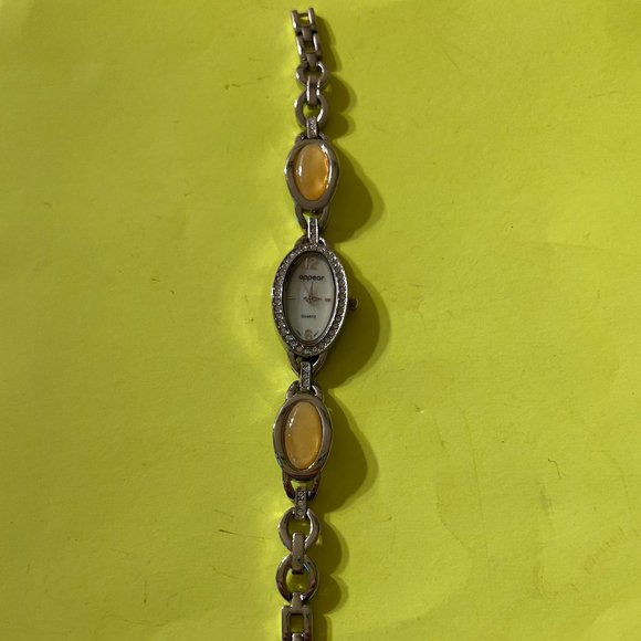 Appear Silver Tone Crystal & Stone Ladies Watch - New - Picture 2 of 3